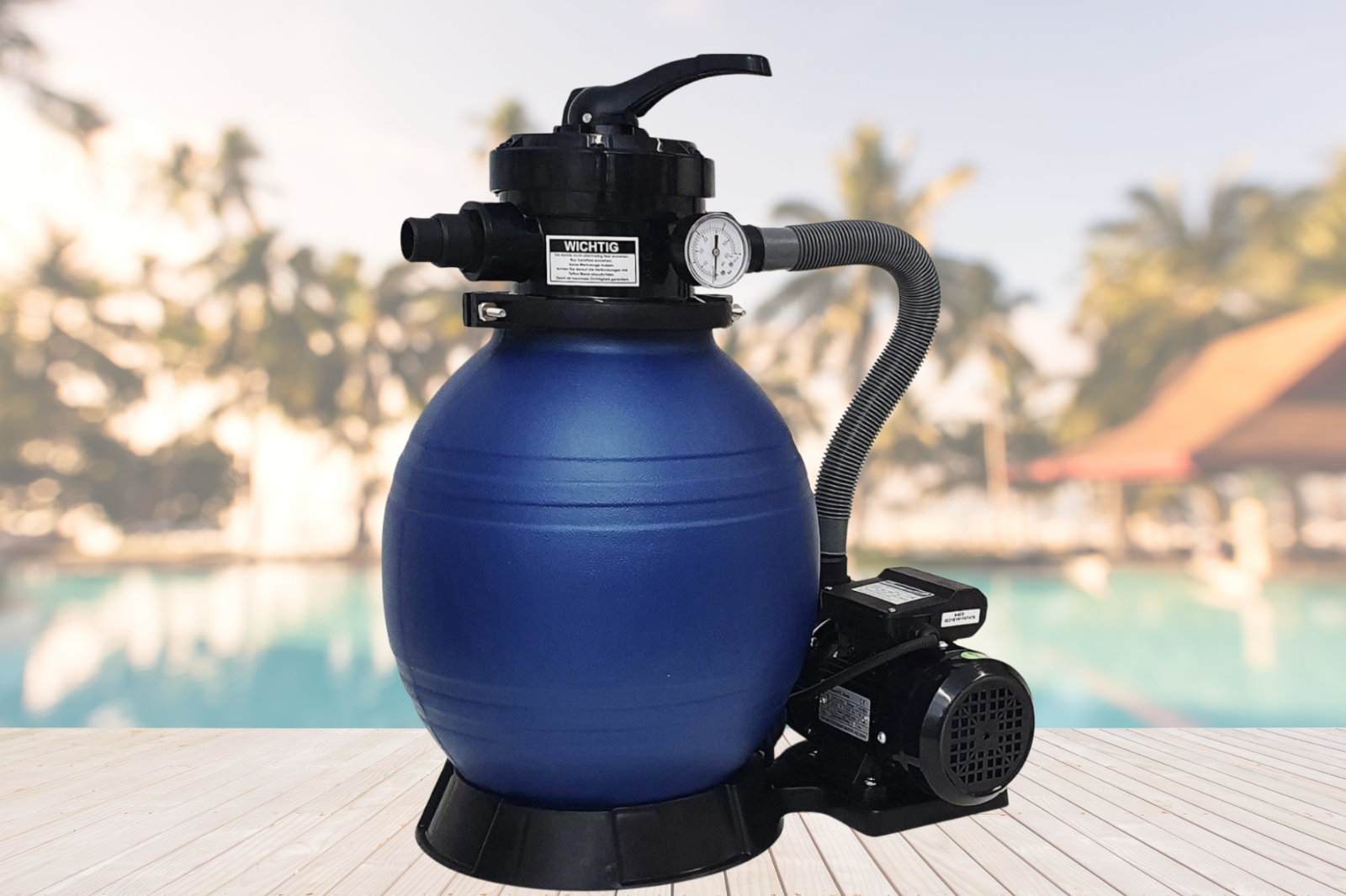 DMS SFA-01 Sandfilter Sandfilteranlage Sandfilter System Poolfilter Filterkessel